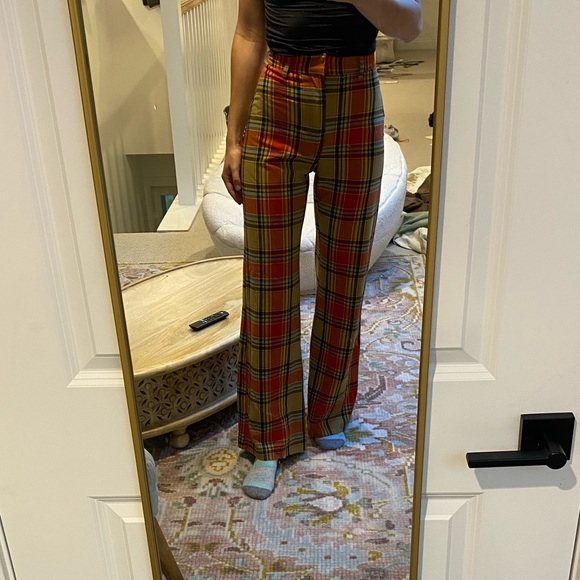 Free people plaid trousers - Picture 1 of 5